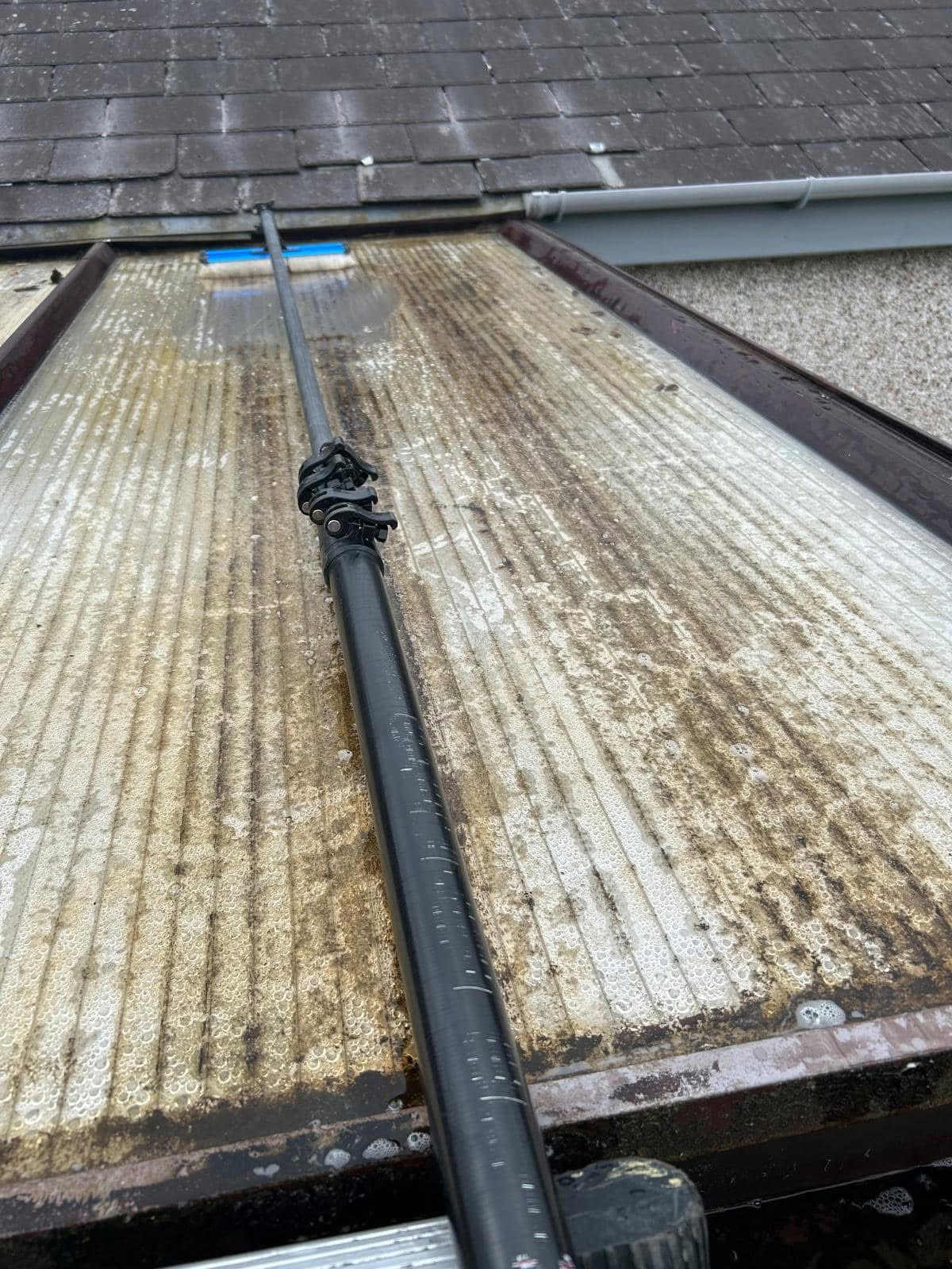 Before Conservatory Roof Cleaning